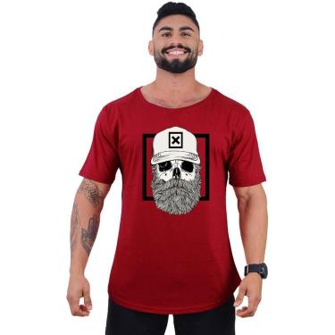 Imagem de Camiseta Morcegão Masculina MXD Conceito Caveira Lenhadora-Masculino