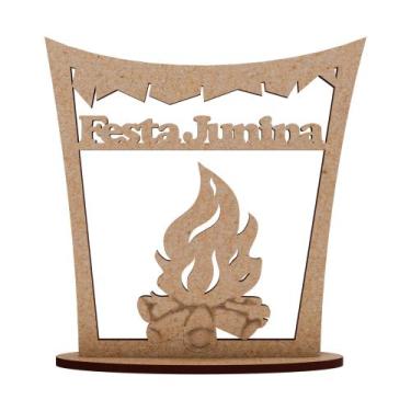 Imagem de 5 Enfeites de Mesa Lembrancinhas Festa Junina MDF - Criptonita, Kit 5