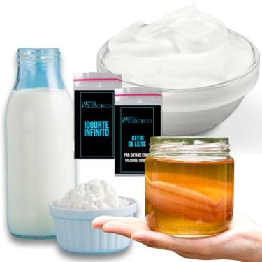 Imagem de Compre Scoby Kombucha + Kefir De Leite Ganhe Iogurte Infinito Cortesia!a