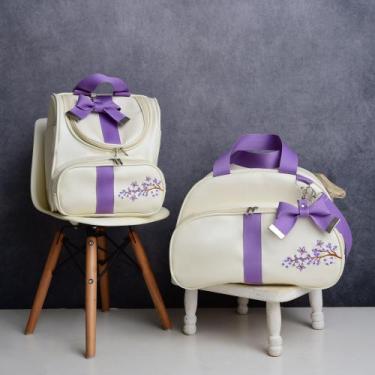 Imagem de Kit Merlim Bolsas De Maternidade de Luxo Menino/Menina - Rosy Baby, Li