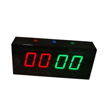 Imagem de Dynwave Placar digital eletrônico portátil 8,46 x 3,94 x 1,77 polegadas, resistente para vôlei, compacto, versátil, marcador de pontos, recarregável