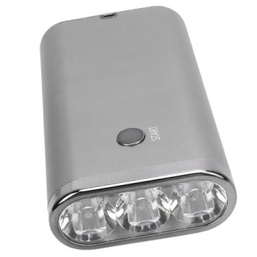 Imagem de V Máquina de Extensão de Cabelo Leve, Cura Rápida de 395nm Com 10s 30s 60s 90s 4 Configuração do Temporizador Handheld Lâmpada de Cura de Ligação à Mão, Luz de Gel de Secador (Cinza)