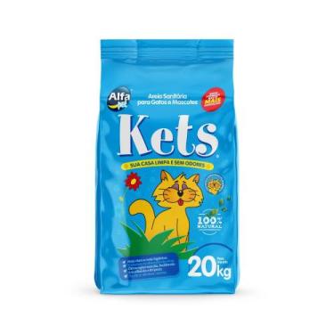 Imagem de Areia Higiênica Kets para Gatos 20kg - ALFA PET
