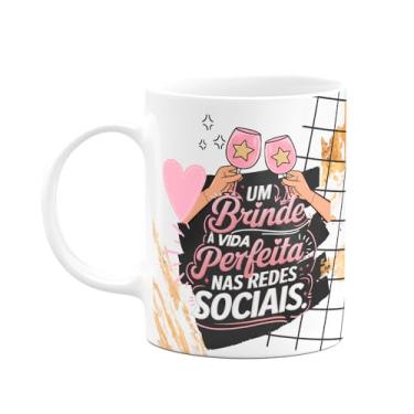 Imagem de JPS INFO, Caneca Divertida - Felicita??es a vida perfeita