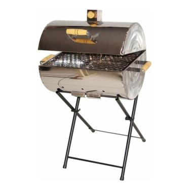 Imagem de Churrasqueira A Carvão - Portátil - Master Grill - Prateado