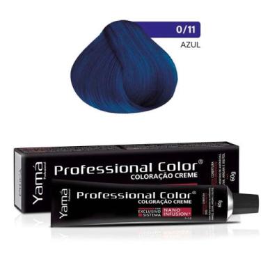 Imagem de Coloração Professional Color 0/11 Mix Azul 60g - Yamá