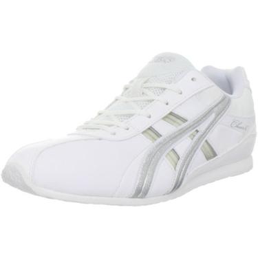 Imagem de ASICS Tênis feminino GEL-Cheer 6 Cheerleading, Branco/Prata, 9.5