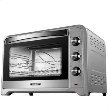 Imagem de Forno Elétrico 70L Best Plus – Assados Perfeitos com Espeto Rotisserie, Função Grill e 6 Modos de Cozimento (Platinum, 220V)