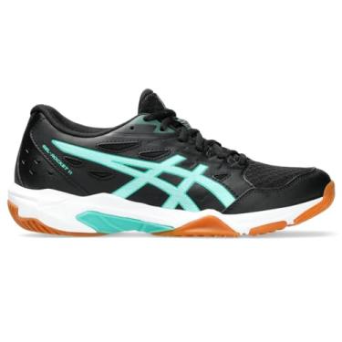 Imagem de ASICS Sapatos de Voleibol Femininos Gel-Rocket 11, Preto/verde-menta iluminada, 9