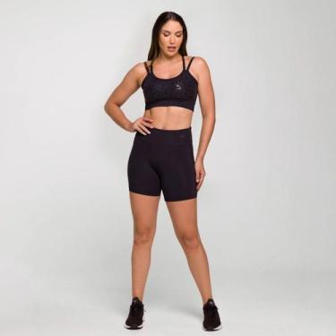Imagem de Conjunto oncinha ts - LOT FITNESS COMERCIO E INDUSTRIA LTDA, M, Preto