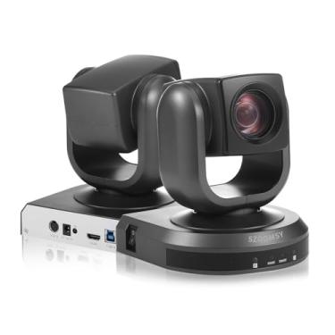 Imagem de SZOOMSY Câmera Ptz Com Zoom Óptico De 20X, Full Hd 1080P, 60 Fps, Hdmi, Usb, Webcam Para Sala Conferência, Sistema Igreja, Streaming Videoconferência Online, Compatível Zoom, Skype, Obs, Fácil Confi