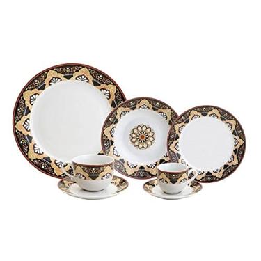 Imagem de APARELHO DE JANTAR 42PC DE PORCELANA SUPER WHITE VENEZA MAIL BOX