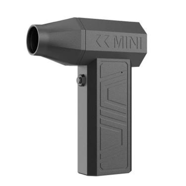 Imagem de Mini Soprador de Ar Portátil Turbo Alta Precisão Compacto, 130.000 RPM, Resistente, Bateria 24h, Recarregável, Preto