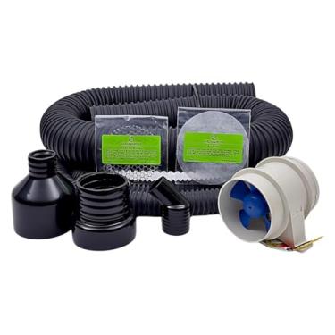 Imagem de Kit de soprador de ar para capacete Paragon, filtro de ar/tela/mangueira/motor de ventilador/acessórios, kit
