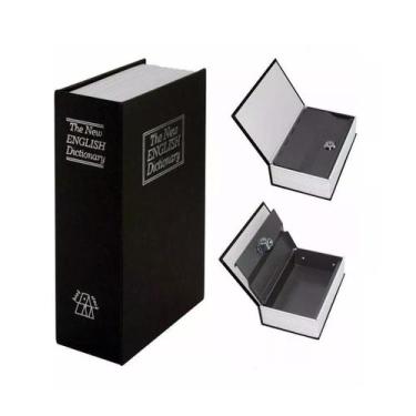 Imagem de Cofre Camuflado Forma De Livro Dicionário Com Chave - Tesla Store