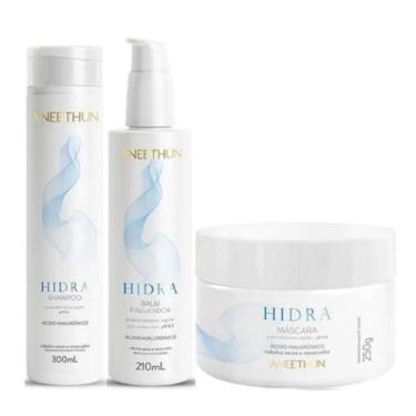 Imagem de Aneethun Hidra Shampoo 300ml + Máscara 250g + Finalizador 210ml