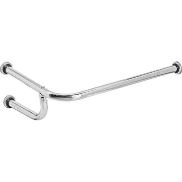 Imagem de Barra De Apoio Para Lavatório De Canto Em L 40x50cm Esqd - MetalCromo
