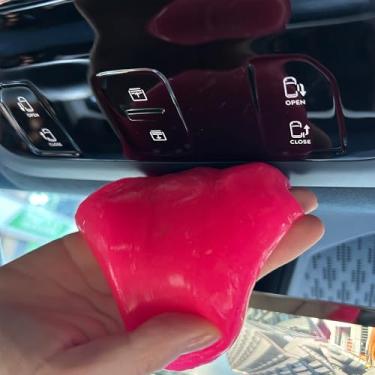 Imagem de CR CHRWLIN Pacote com 3 géis de limpeza de carro limpador de interior de carro Putty Slime Ferramentas de detalhamento automático Kit de limpeza universal de remoção de poeira para acessórios de carro