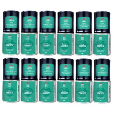 Imagem de Kit C/ 12 Base Concreto Endurecedora Com Formol 9ml SOS Amusant Hospit