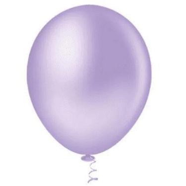 Imagem de BALÃO LISO REDONDO - PIC PIC Nº 16 - LILÁS - Pacote com 12 unidades