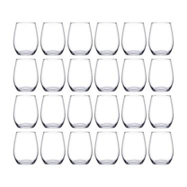 Imagem de Kit 24 Copos De Vidro Transparente Redondo Amber 440ml - PASABAHÇE, Am