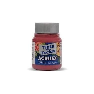 Imagem de Tinta de tecido Acrilex vermelho queimado 588 37ml