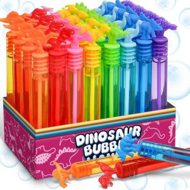 Imagem de Bubble Toy MAPIXO, pacote com 32 varinhas de bolhas de dinossauro com 