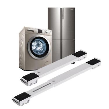 Imagem de Suporte Rodinhas Ajustável Base Máquina Lavar Móveis Freezer - Utimix