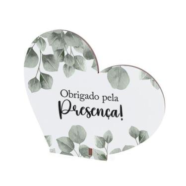 Imagem de Kit 10 Lembrancinhas MDF De Agradecimento Casamento Aniversário - Abst