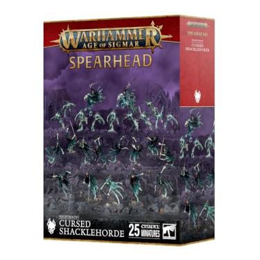 Imagem de Games Workshop Warhammer Age of Sigmar: Spearhead: Nighthaunt: Cursed Shacklehorde