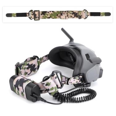 Imagem de Generic Faixa De Cabeça Capart Para Óculos Dji Avata 2 E Fpv V2, Com Compartimento Bateria (Camuflado)