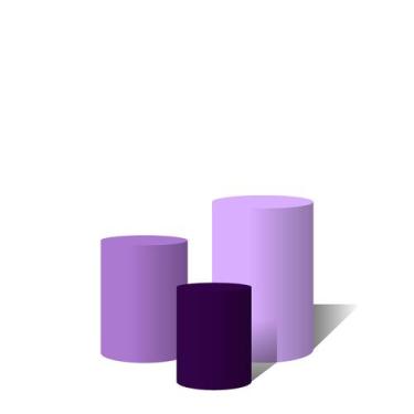 Imagem de Trio Capas Para Cilindro Versátil Tons de Roxo  C/ Elástico - Fabrika 