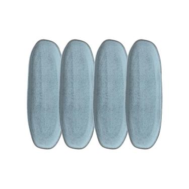 Imagem de Conjunto de Travessas Ovais Rasas Grandes Porto Brasil Orgânico Breeze 36x13cm – 4 Peças