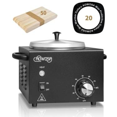 Imagem de Aquecedor de cera AOWOSA Professional Single Pot 600mL 220W 110V