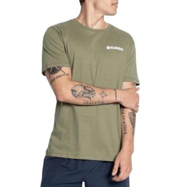 Imagem de Camiseta Element Blazin Chest Color Verde Militar, M, Verde