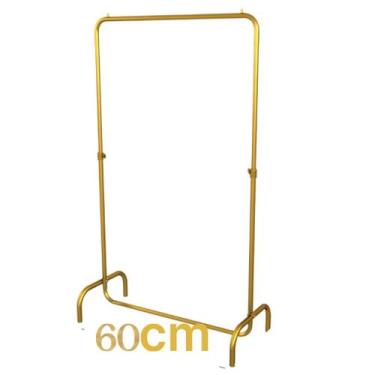 Imagem de Arara Desfile 60cm para Roupas Reforçada Altura Regulável - Varias cor