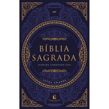 Imagem de Bíblia Tesouro Sagrado, ACF, Capa Dura, Letra Grande, Leitura Perfeita