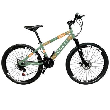 Imagem de Bicicleta Colli Monaco A.26 F.disco 21v - 230-14d Verde Militar