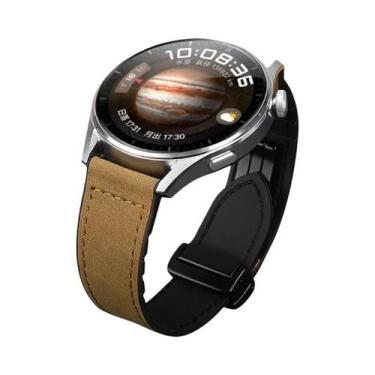 Imagem de Pulseira De Couro E Silicone De 41mm 46mm Para Huawei Watch GT 4, GT3 