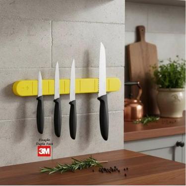 Imagem de Barra Magnética Para Facas (Porta Facas) - Fixação 3M - Diversas Cores