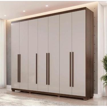 Imagem de Guarda Roupa Istambul 7 Portas Imbuia/Off - Benetil - Benetil Móveis