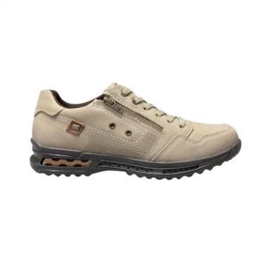 Imagem de Sapatenis Masc Sapatenis Pegada 111801-04, Areia, 40