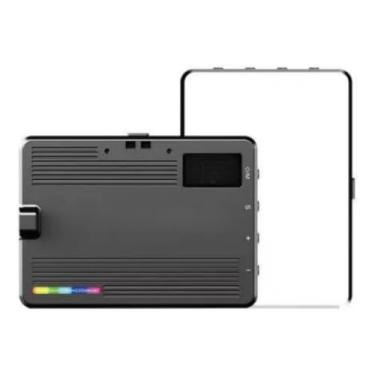 Imagem de Luz de Vídeo Portátil Profissional - Múltiplos Modos de Cena, Bateria Recarregável e Controle de Temperatura de Cor