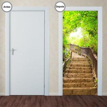 Imagem de Adesivo Decorativo de Porta - Escada - 170pt - Allodi