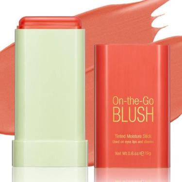 Imagem de Blush Stick BEFIVECOK 03 Maquiagem em creme de laranja coral 19g
