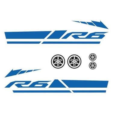 Imagem de Adesivo Protetor Tank Pad Yamaha YZF R6 2017 a 2018 - Cromo Sign