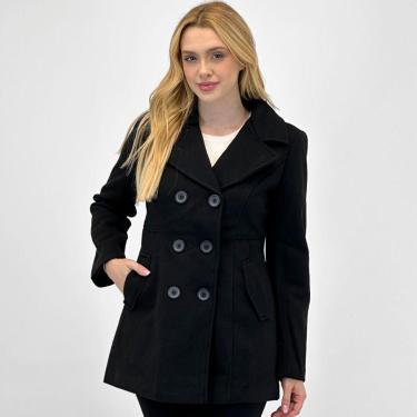 Imagem de Casaco Facinelli Médio com Botão Feminino-Feminino