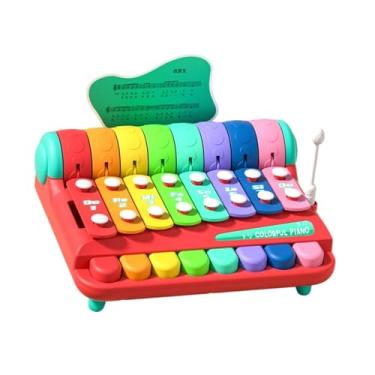 Imagem de Dynwave Xilofone de piano para bebês, brinquedos musicais, piano eletrônico educacional para crianças, instrumentos musicais coloridos multicoloridos para