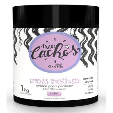 Imagem de Creme para Pentear Griffus Amo Cachos 1 kg Ondas Incríveis