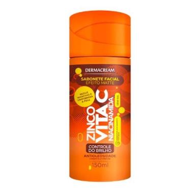 Imagem de Sabonete Facial com Vitamina C, Niacinamida e Zinco - Dermacream 150ml
